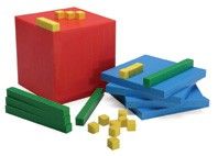 Base Ten Blocks Set Place Value Math Manipulatives Lot