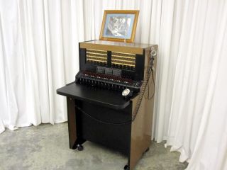 Antique Original 1950’s General Telephone Operator Switchboard Near