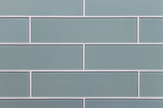 Large Blue Gray 3x12 Glass Subway Tile Great 4 Kitchen