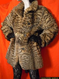 Genuine Spotted Genet Fur Coat Jacket
