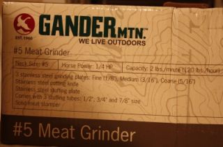 Meat Grinder  1 4 HP 2lbs per Minute Deer Burgers