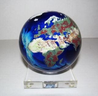  Studios World Glass Globe of Plant Earth Large Globe with Stand