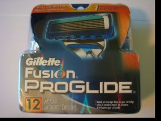 Gillette Fusion Proglide 12 Pack Blades NIP