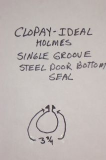 Bottom Seal for Clopay Steel Garage Doors with Single