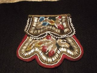  New York Great Lakes Native American Beaded Purse 13 types Glass beads