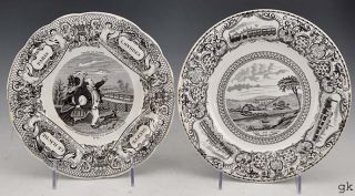 Antique French Decorative Plates Geoffroy de Boulen