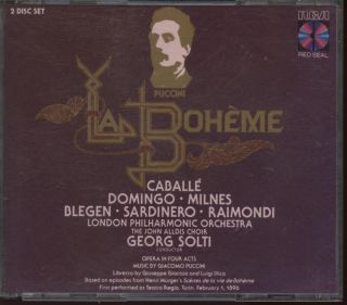 La Boheme, Puccini~Georg Solti~London Philharmonic~Caballe, Domingo
