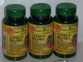 GINKGO BILOBA 120 MG IMPROVED BLOOD CIRCULATION BRAIN HEALTH 300 CAPS