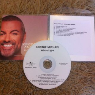 George Michael White Light Remixes 8 Mix Official CD Promo with