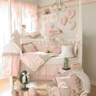 New Isabella Baby Crib Bedding by Glenna Jean 4pc Set Quilt Bumper