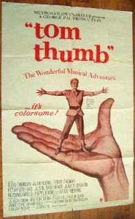 Tom Thumb Atlantis 3 Orig George PAL US Movie Posters