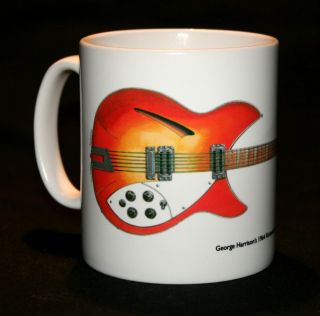 Guitar Mug George Harrisons 1964 Rickenbacker 360 12 Illustration