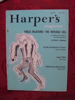 Harpers June 1957 Robert Heilbroner George Steiner