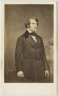 Senator Charles Sumner Civil War Massachusetts Abolitionist CDV