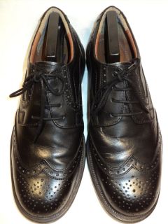 Classic Pair of Mens UK Size 9 Blacck Brogues by George Oliver L K