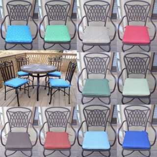 Set of 4 Outdoor Patio Bistro 16 Chair Seat Cushion