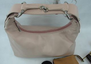 New Gianmarco Lorenzi Ribbon Pink Design Handbag Purse