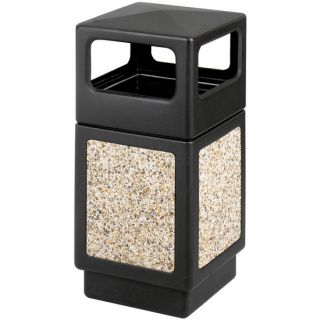 Safco® Canmeleon™ 38 Gallon Side Opening Outdoor Trash Can