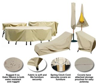 Treasure Garden Patio Winter Cover for 48 Round Table w/ Chairs