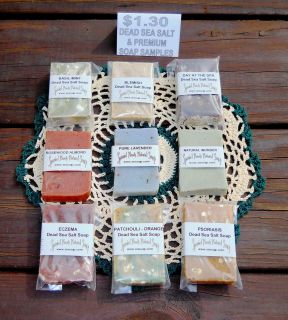  Varieties of Dead Sea Salt Premium Natural Soap $1 30 Grouping