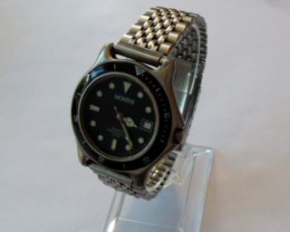 Mens Retro Divers Watch Montine with SS Rice Strap RARE Example 1986