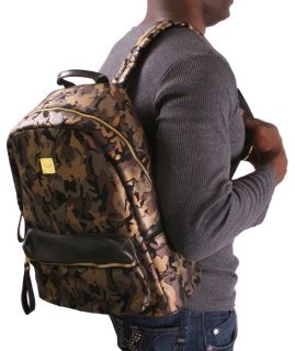 Garin Young Mens Unisex Backpack Bag Camouflage Herschel MCM Tisa