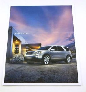 Original 2010 GMC Acadia Crossover SUV Brochure. Covers the SL, SLE