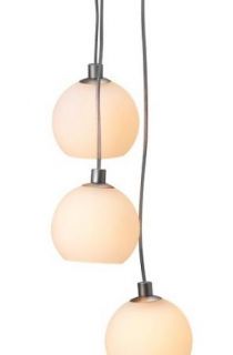 New IKEA Minut Pendant Lamp with 3 Lamps Ceiling Light Glass Shade 002