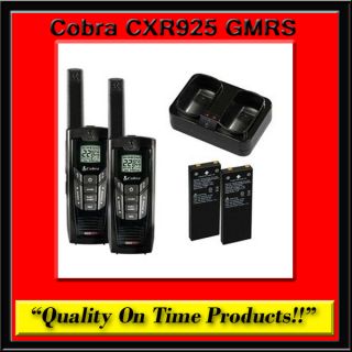 New Cobra CXR925 GMRS FRS Two Way Radios NOAA UHF VHF Mobile Walkie