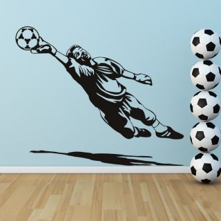 Goal Keeper Goalie Football Sport Wall Art Sticker Decal Transfers