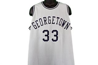 Patrick Ewing Autographed Georgetown Hoyas Basketball Jersey PSA DNA
