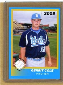 2009 Diamond Prospects Gerrit Cole Rookie UCLA Pirates