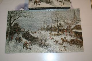  Piece Puzzle 1970 Winter Landscape by Lucas Van Valckenborch