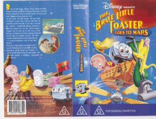 The Brave Little Toaster Goes to Mars VHS Video PAL A RARE Find