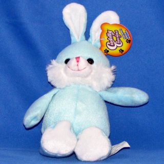 Cuddly Plush Blue Bunny
