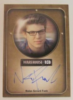 Warehouse 13 Series 2 Nolan Gerard Funk as Todd Autograph Signed Card