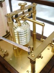 Excellent Gluck Mahogany Cased Barograph
