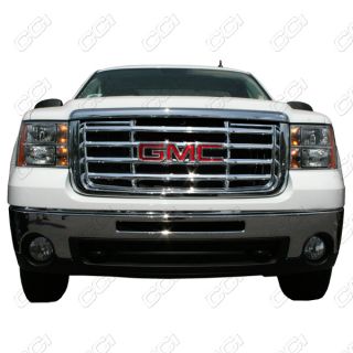 2007 2010 GMC SIERRA 2500 1PC CHROME ABS GRILLE INSERTS OVERLAY