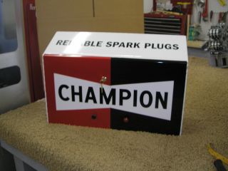 Gas Station Champion Spark Plug Cabinet NR