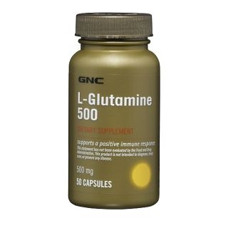 GNC L Glutamine 500 50 Capsules N