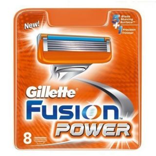 Gillette Fusion Power Razor Blades Cartridges 8 Refills