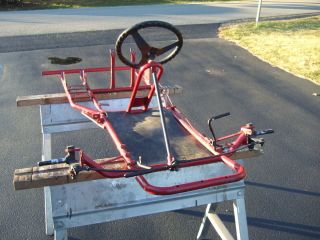 BOBS KART SHOP chassis vintage offset circle track racing go kart cart