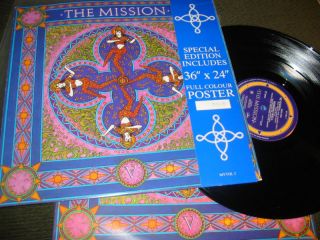 The Mission V UK Severina 12 w Poster Sisters of Mercy