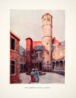  Maison Arriere Faucille Medieval Tower Ghent Belgium Academy