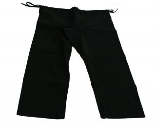 12oz Heavy Martial Arts Karate Gi Uniform Black Pants