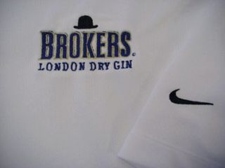  Shirt Mens XXL Double Extra Large White Bankers London Dry Gin