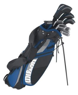  Complete Right Handed Mens Golf Club Set w/ Auto Deploy Stand Bag
