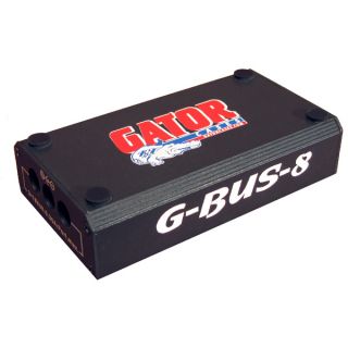  gator deluxe pedal board power supply g bus 8 us