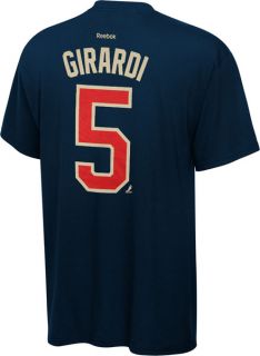 Dan Girardi Navy Reebok Name and Number New York Rangers T Shirt