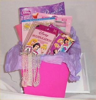 Disney Princess Gift Basket Girls Learn Fun Journal Holiday Any